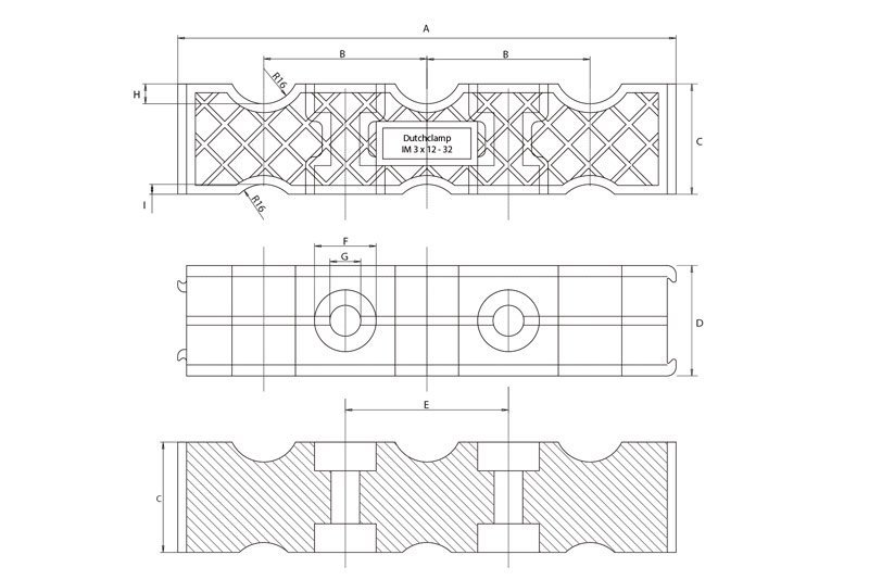 IM 3 x 12 - 32 maatschets